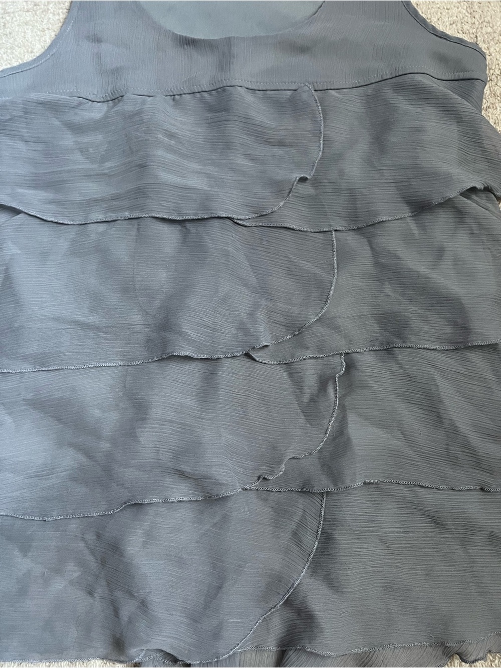 Y2K Layered Ruffle Tank Top - Picture 2 of 3